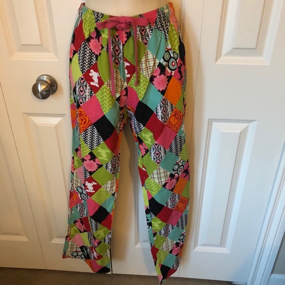 EUC Disney patchwork pajama pants. Size small - Picture 3 of 7